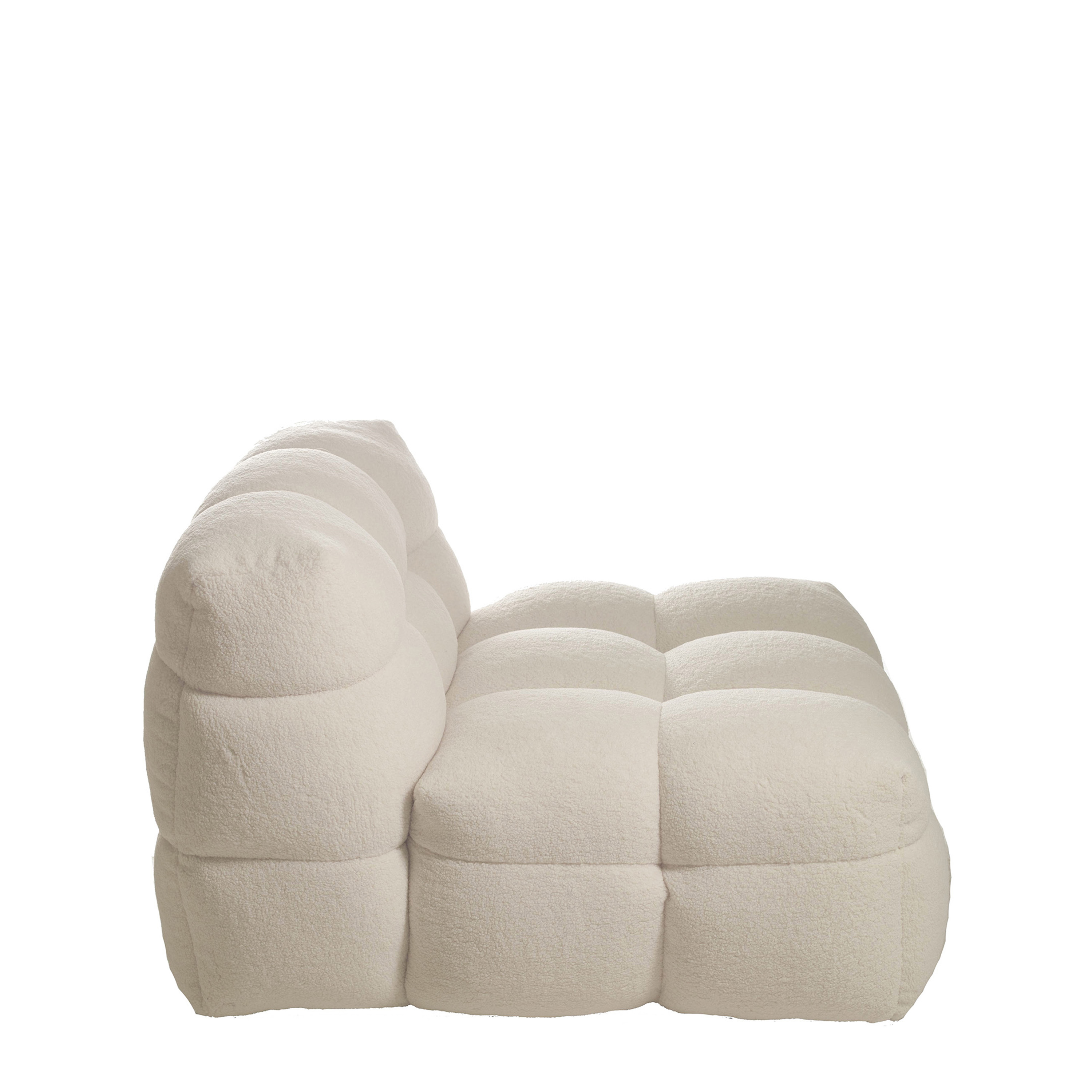 Sleepo Collection Billie Loungetuoli Creme Teddy 89cm