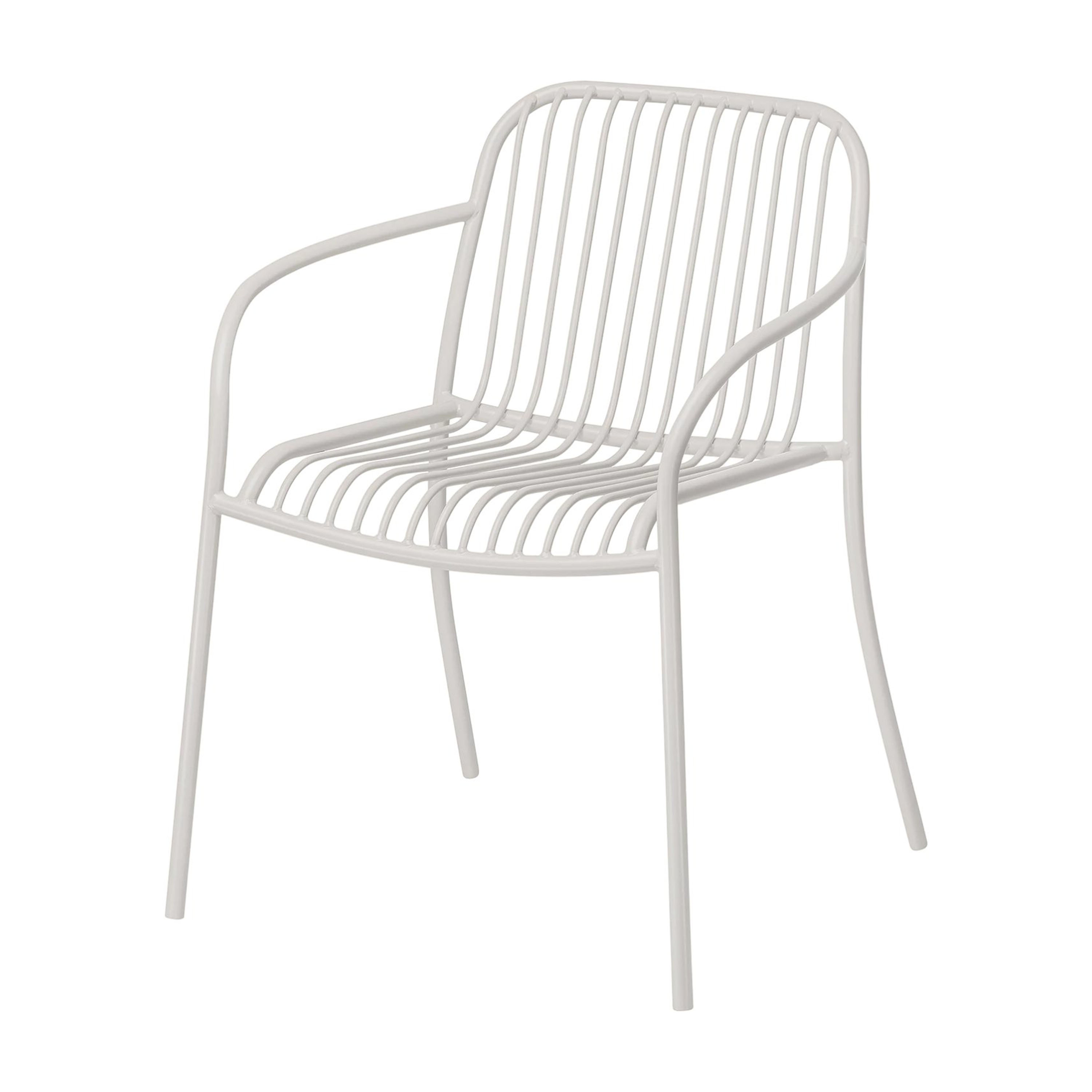 Blomus Yua Wire Ulkokäsinojatuoli Silk Gray