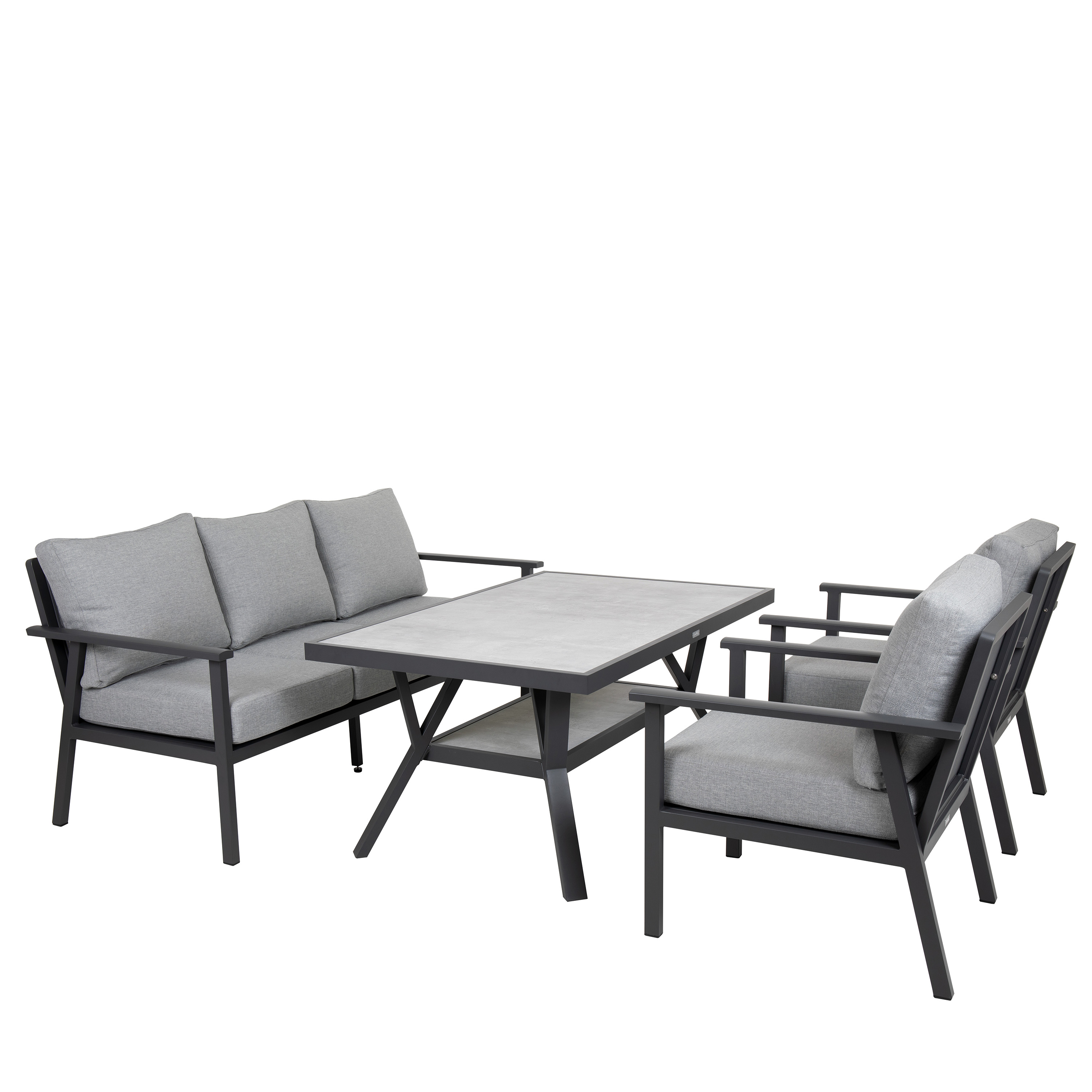 Brafab Samvaro 3-sits Soffa Antracit/Pearl Grey